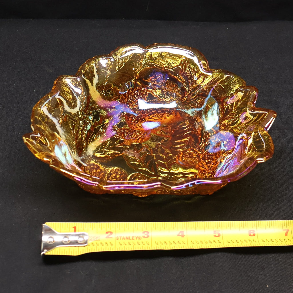 Indiana Glass Marigold Carnival Glass Bowl