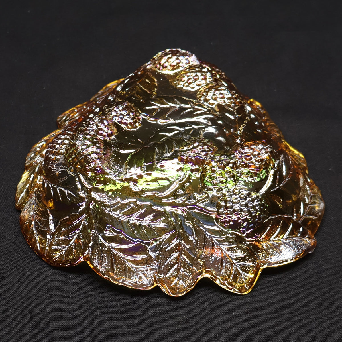 Indiana Glass Marigold Carnival Glass Bowl