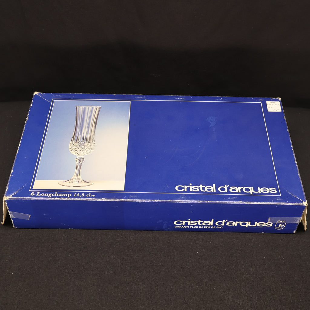 Cristal D'Arques Longchamps Champagne Flute 6 Piece Set