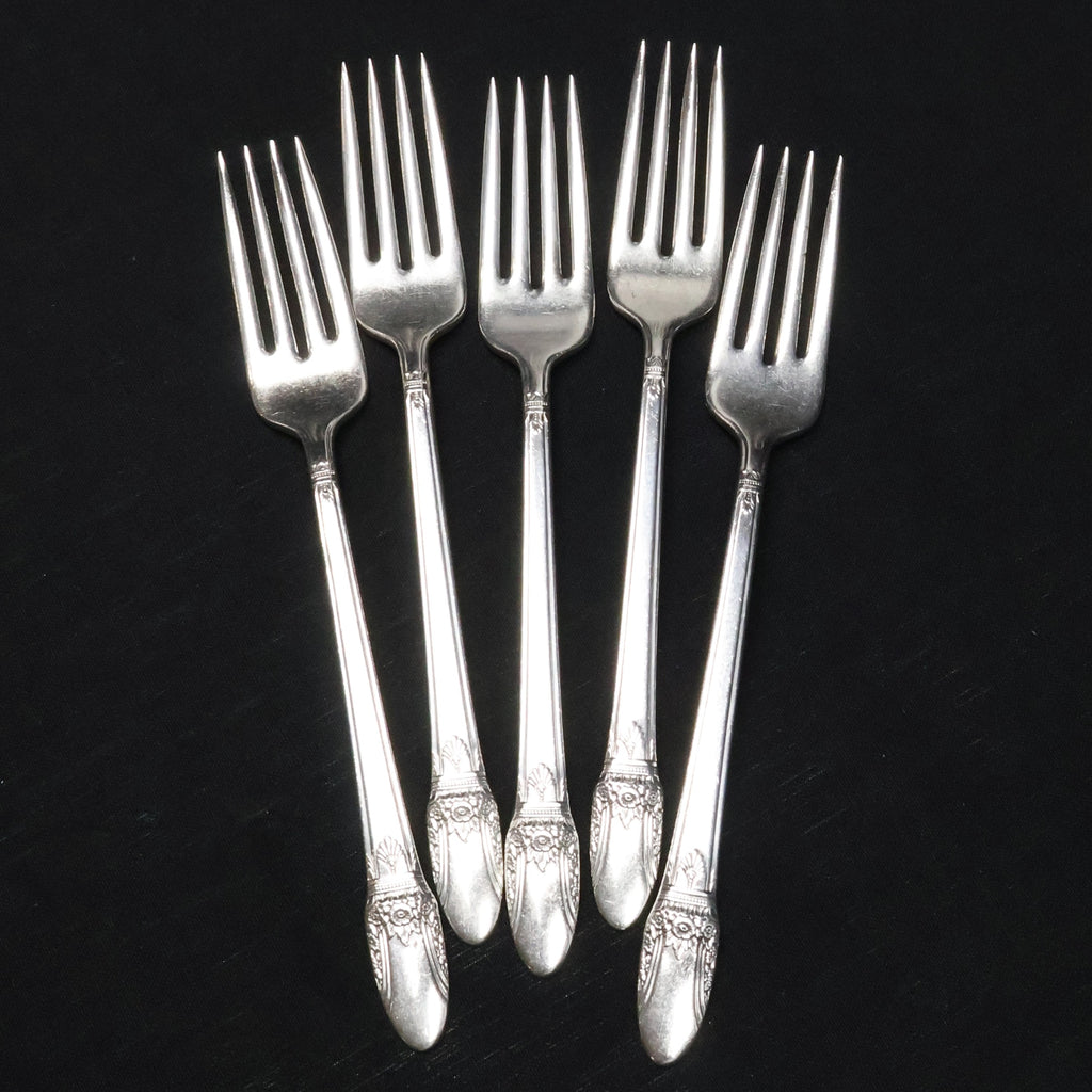 1847 Rogers Bros. Silverplate "First Love" Dinner Fork