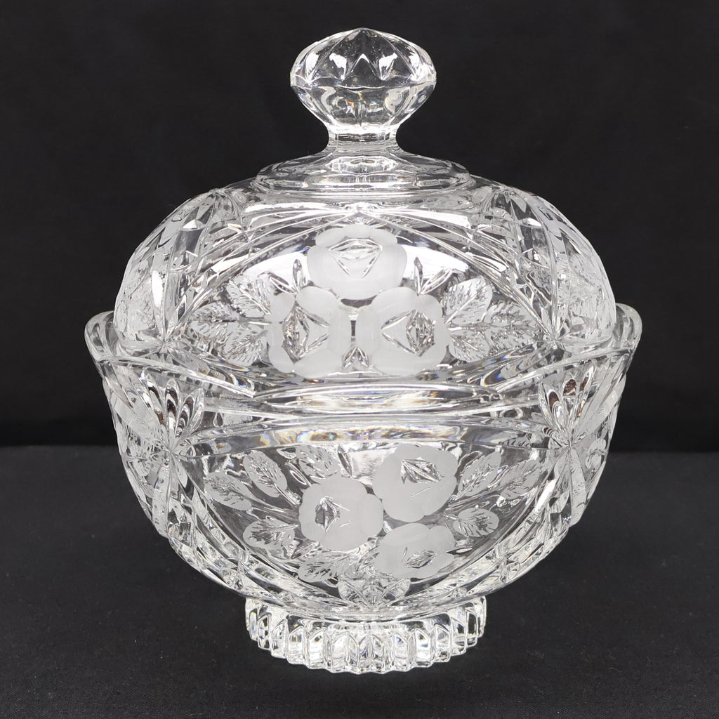 Fifth Avenue Crystal Lidded Candy Dish