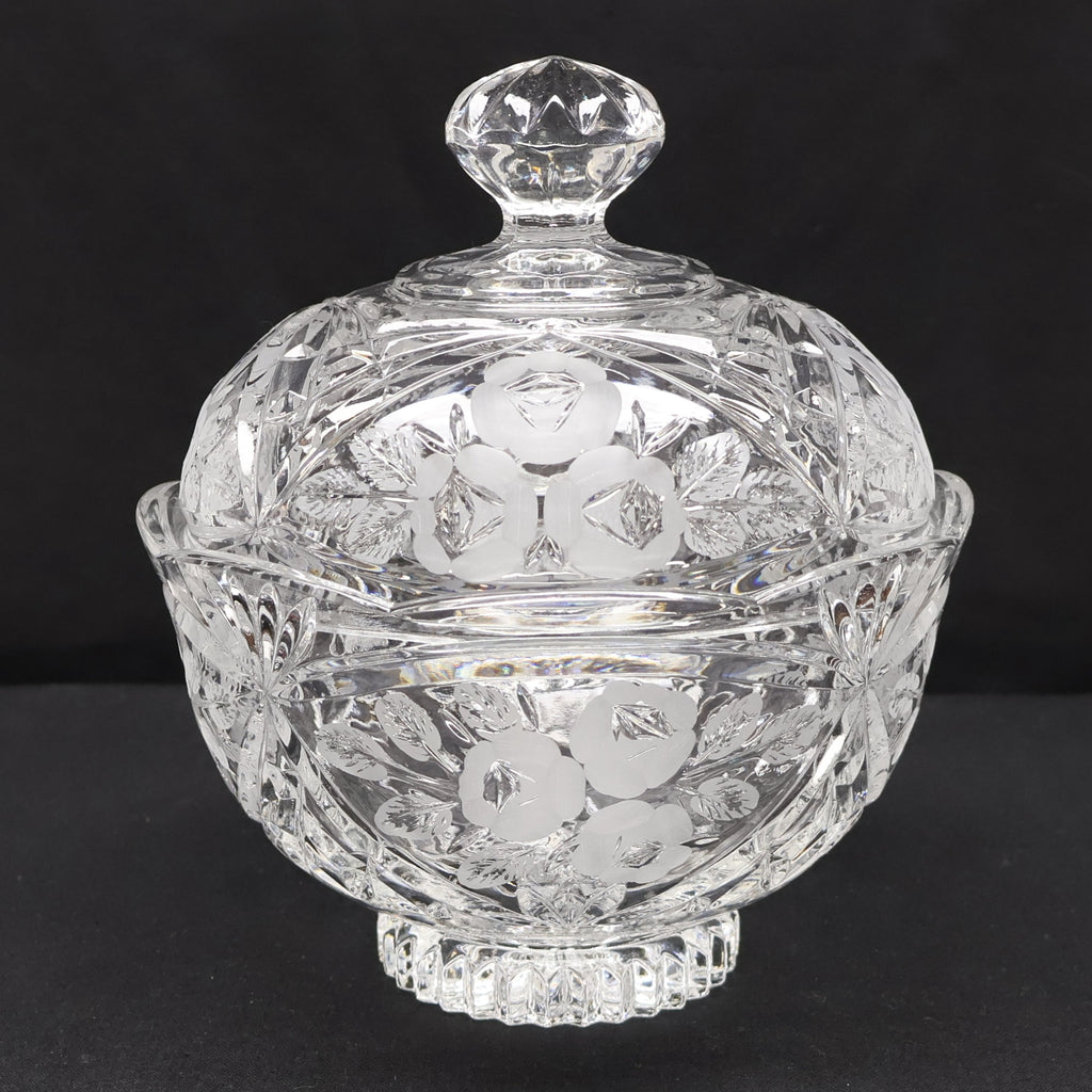 Fifth Avenue Crystal Lidded Candy Dish