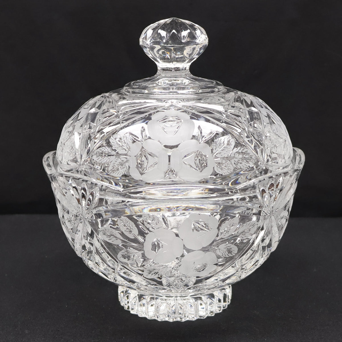 Fifth Avenue Crystal Lidded Candy Dish