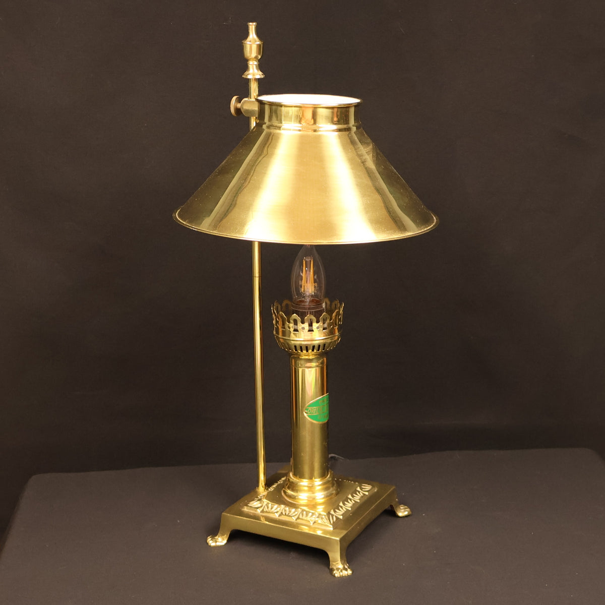 Orient Express Brass Table Lamp Reproduction