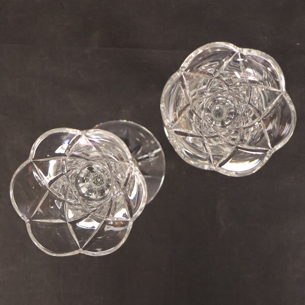 Mikasa Jubilee Clear Cut Crystal Candlestick