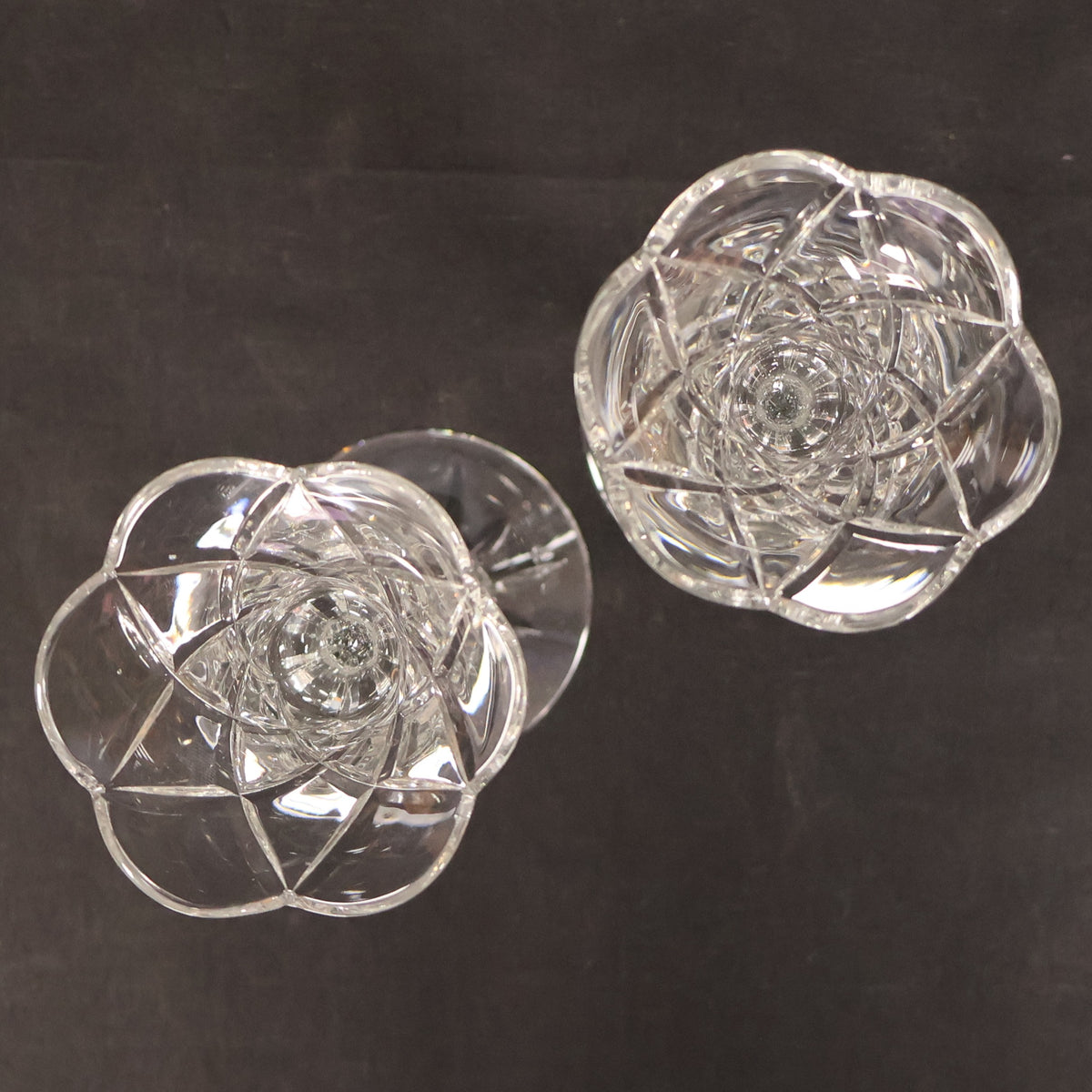 Mikasa Jubilee Clear Cut Crystal Candlestick