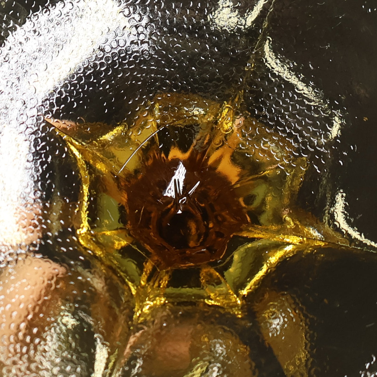Kemple Glass Yutec Amber Chalice