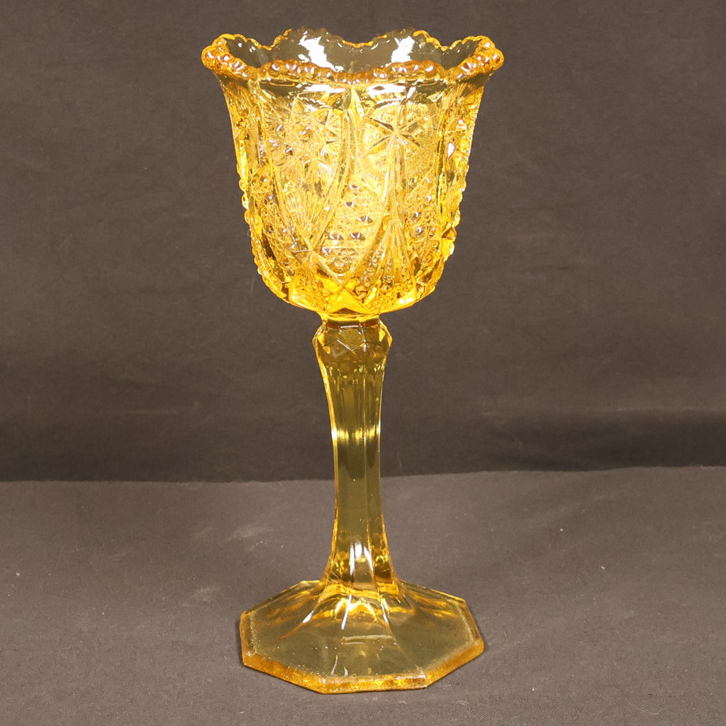 Kemple Glass Yutec Amber Chalice
