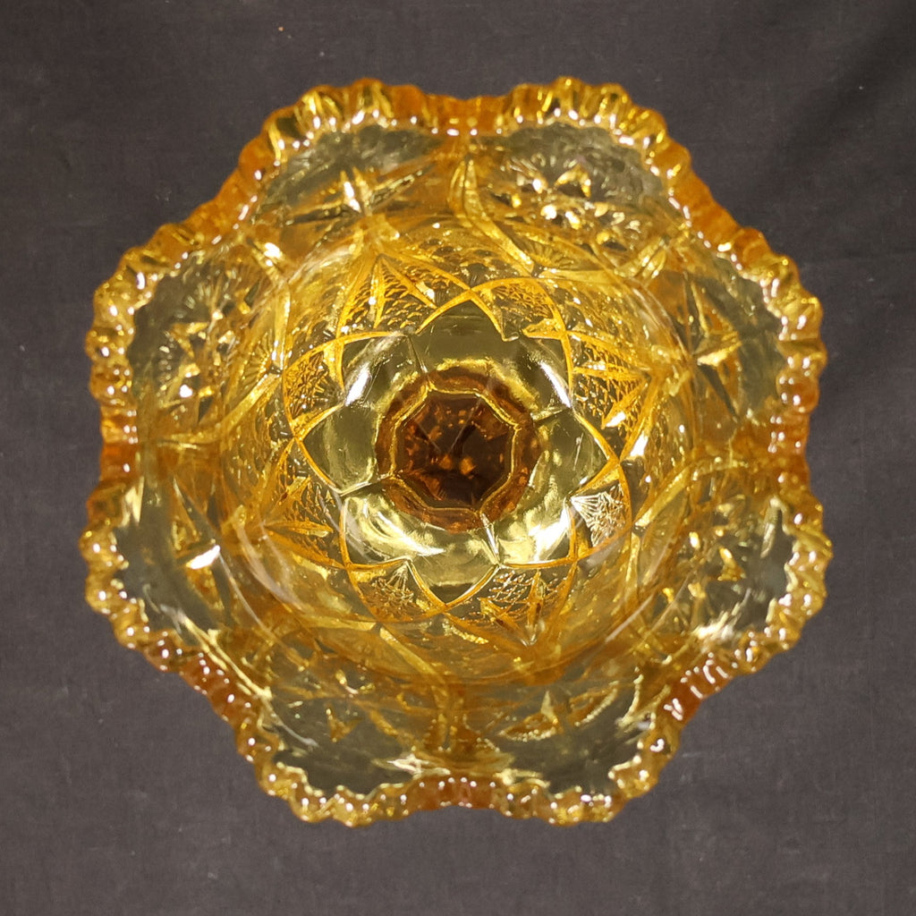 Kemple Glass Yutec Amber Chalice