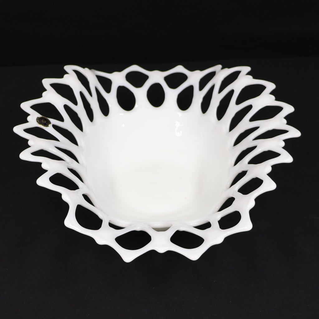 Westmoreland Doric Pattern White Milk Glass Bowl