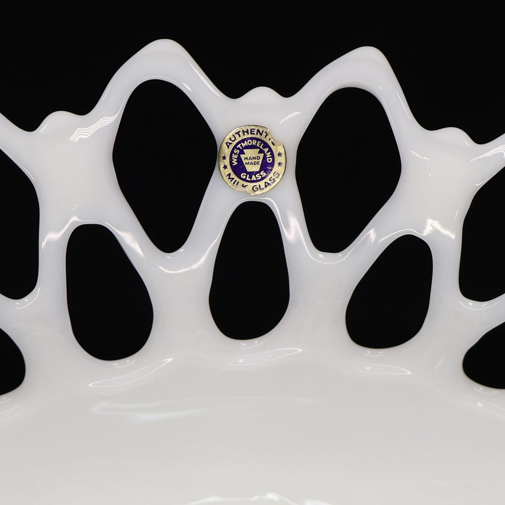 Westmoreland Doric Pattern White Milk Glass Bowl