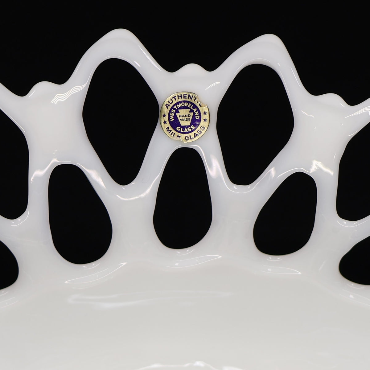 Westmoreland Doric Pattern White Milk Glass Bowl