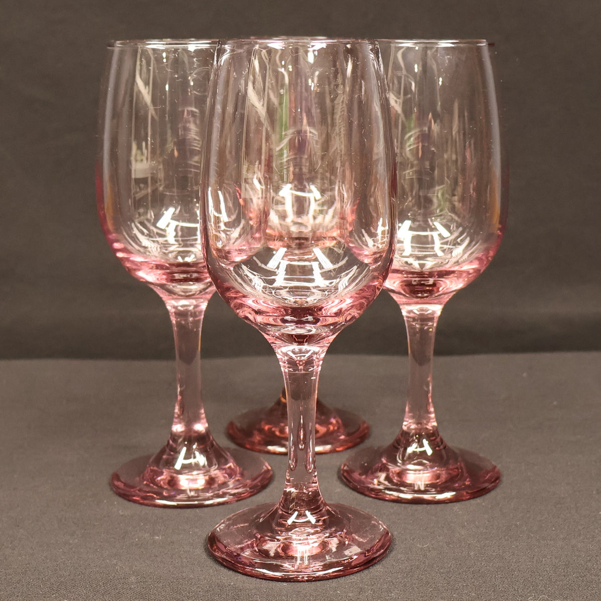 Libbey Glass Premiere Pink Wine Glass