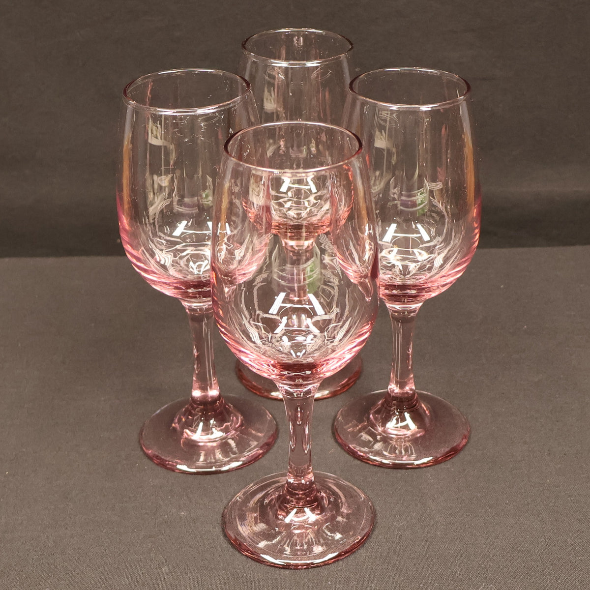 Libbey Glass Premiere Pink Wine Glass