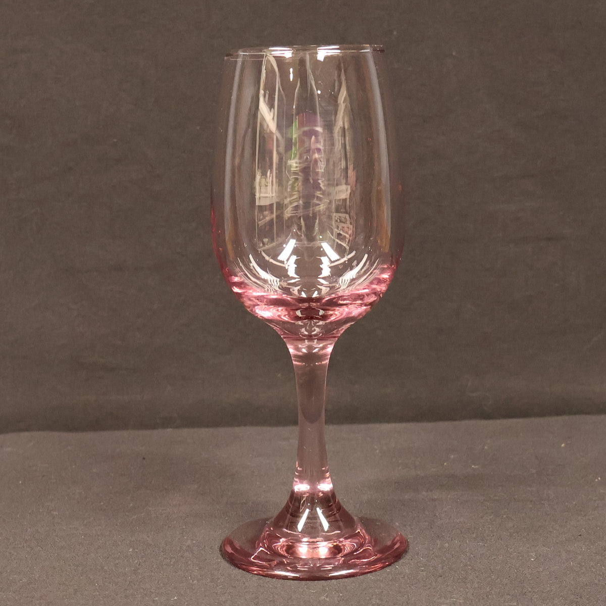 Libbey Glass Premiere Pink Wine Glass