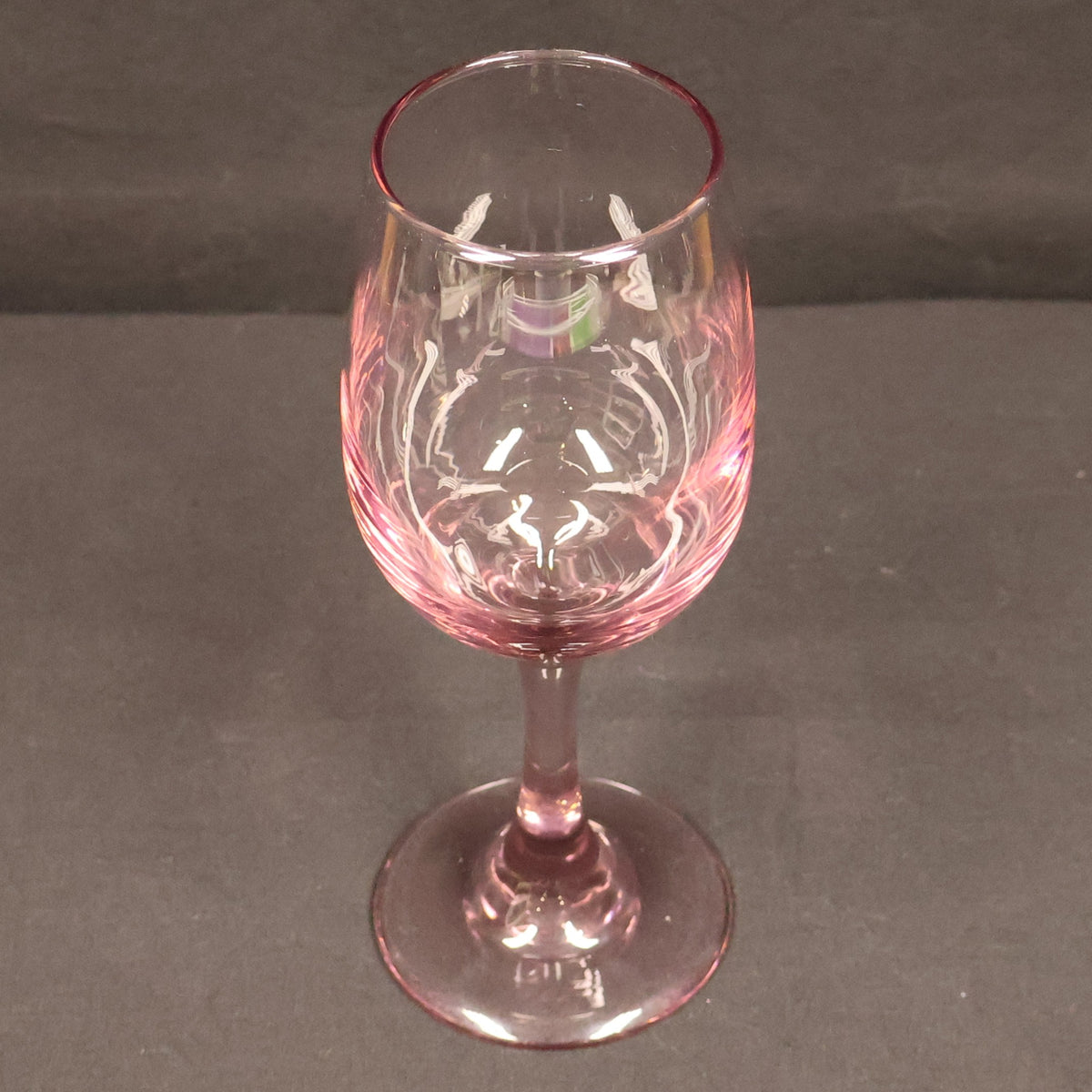 Libbey Glass Premiere Pink Wine Glass