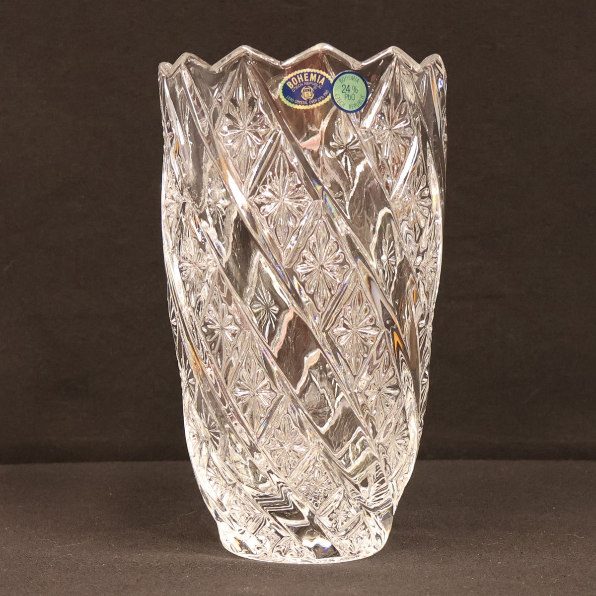 Bohemia Lead Crystal Vase