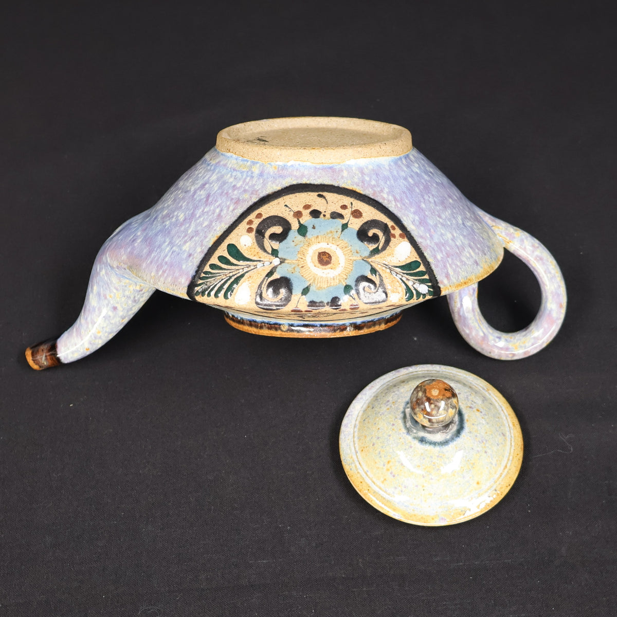 Tonala Netzi Sandstone Ceramic Teapot