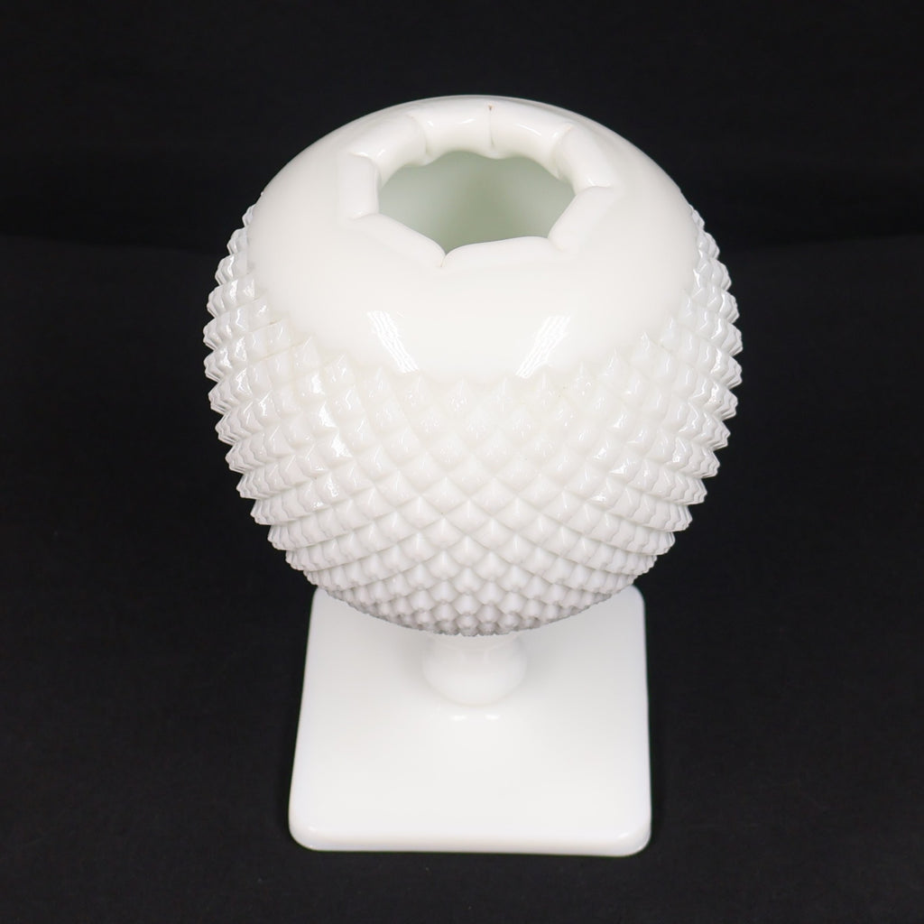 Westmoreland English Hobnail Milk Glass Ball Vase