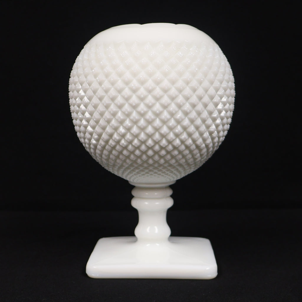 Westmoreland English Hobnail Milk Glass Ball Vase