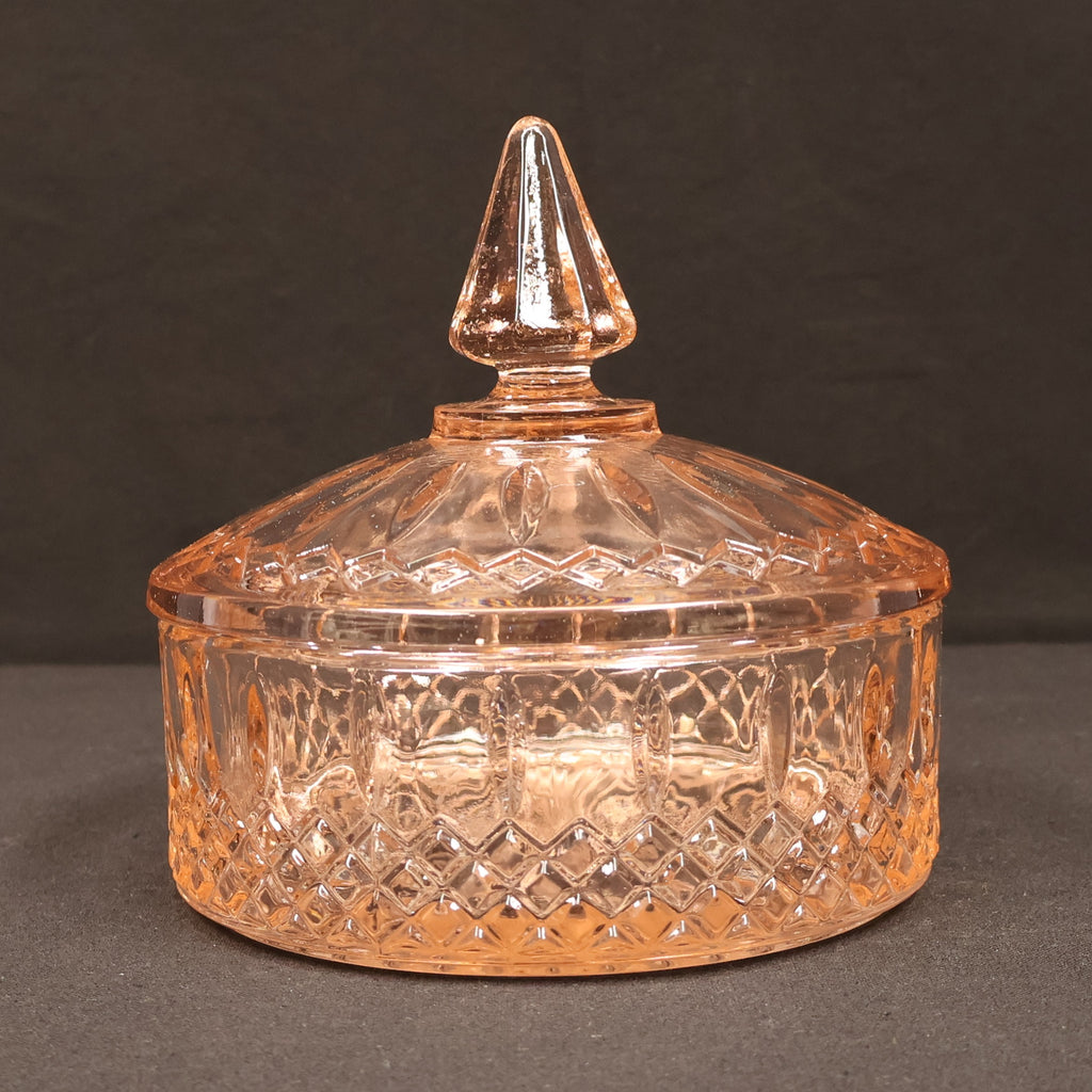 Indiana Glass Princess Covered Candy Dish