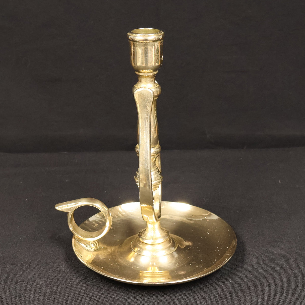 Brass Gimbaled Chamberstick