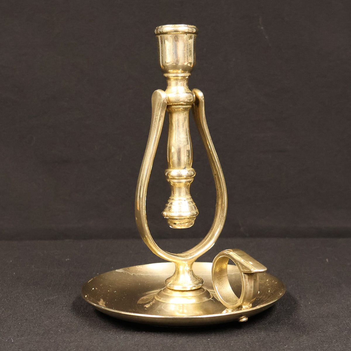 Brass Gimbaled Chamberstick