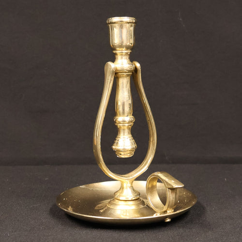 Brass Gimbaled Chamberstick
