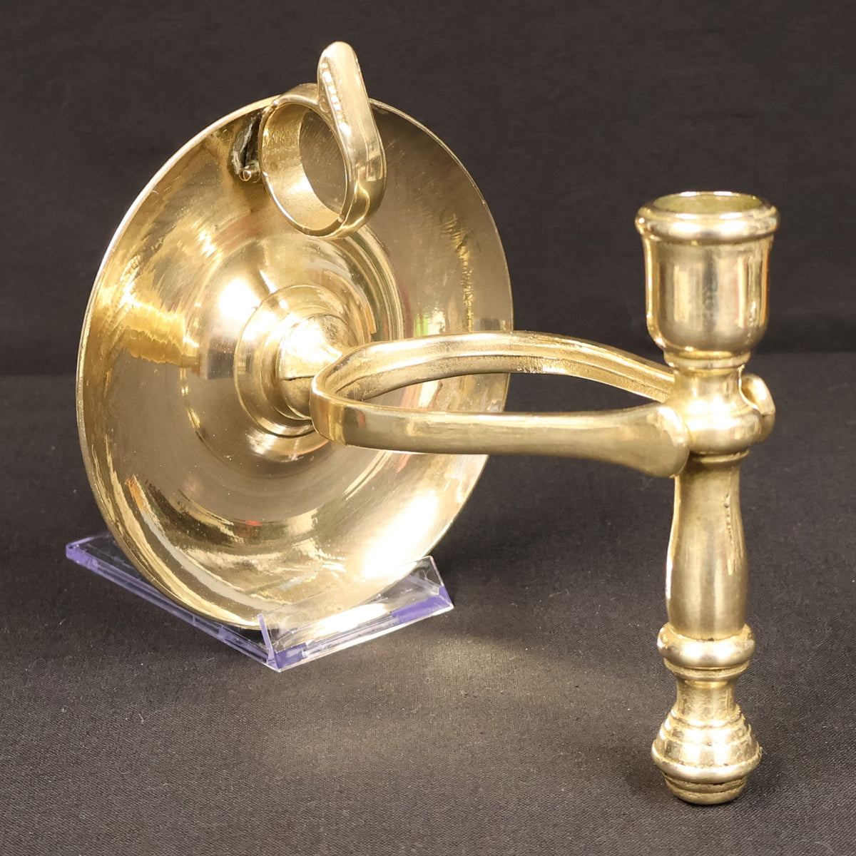 Brass Gimbaled Chamberstick