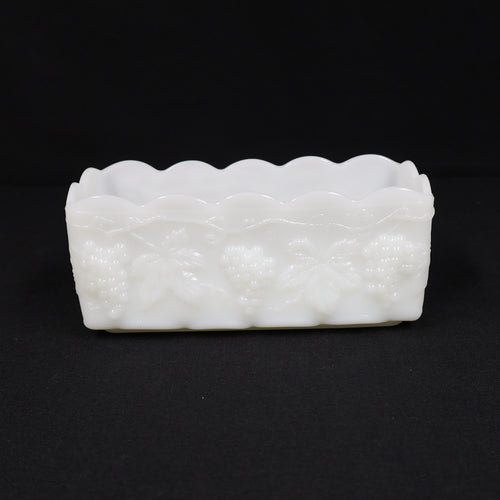 Anchor Hocking Fire-King Milk Glass Planter
