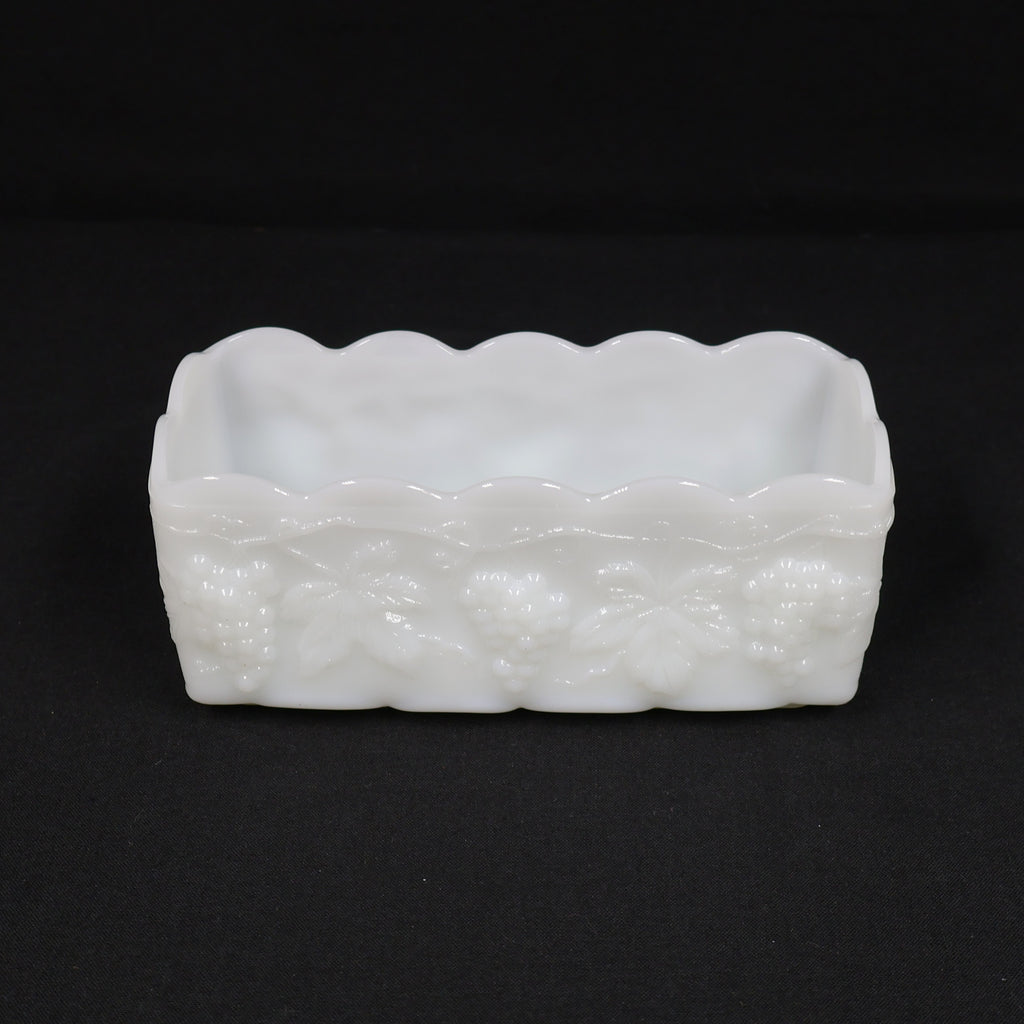 Anchor Hocking Fire-King Milk Glass Planter