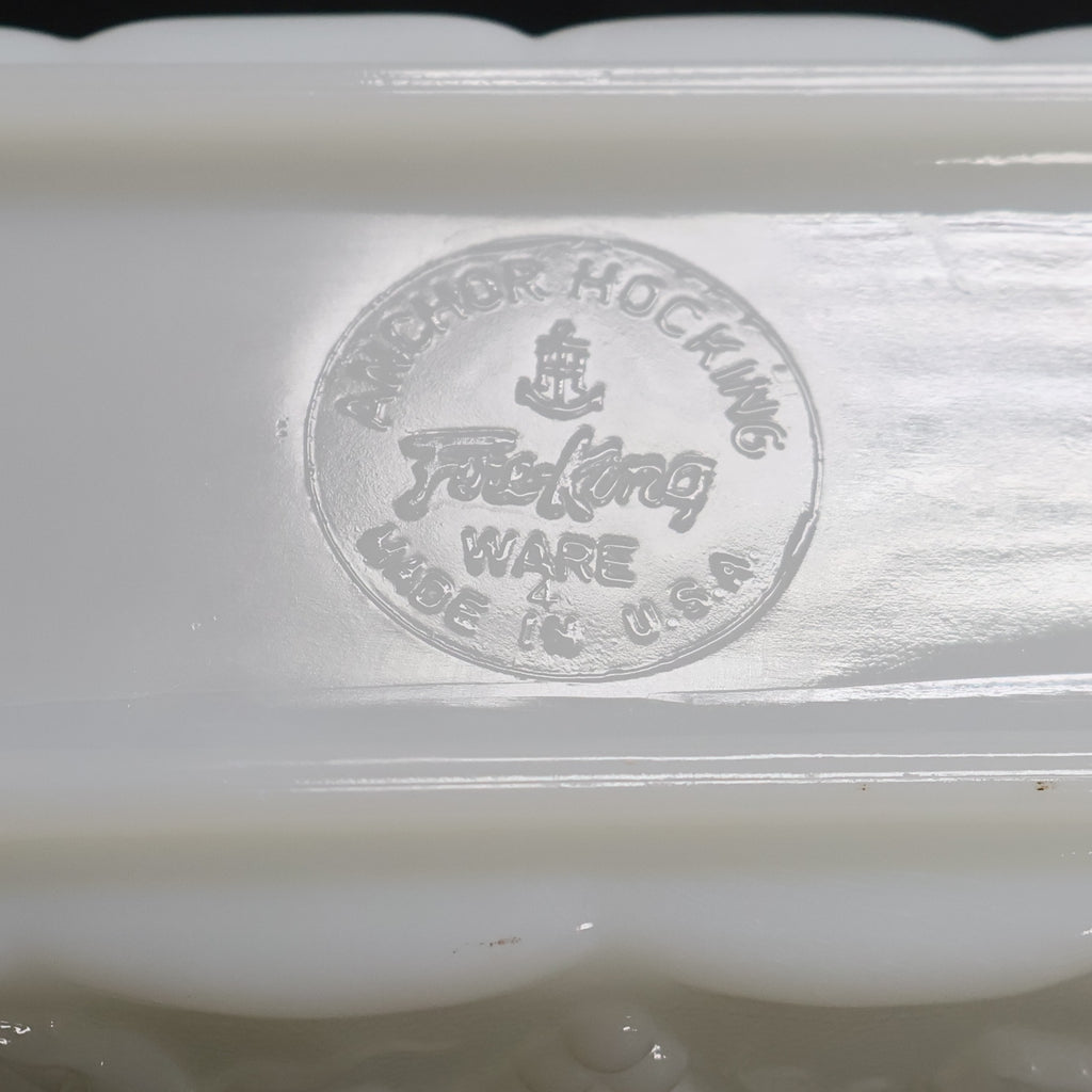 Anchor Hocking Fire-King Milk Glass Planter