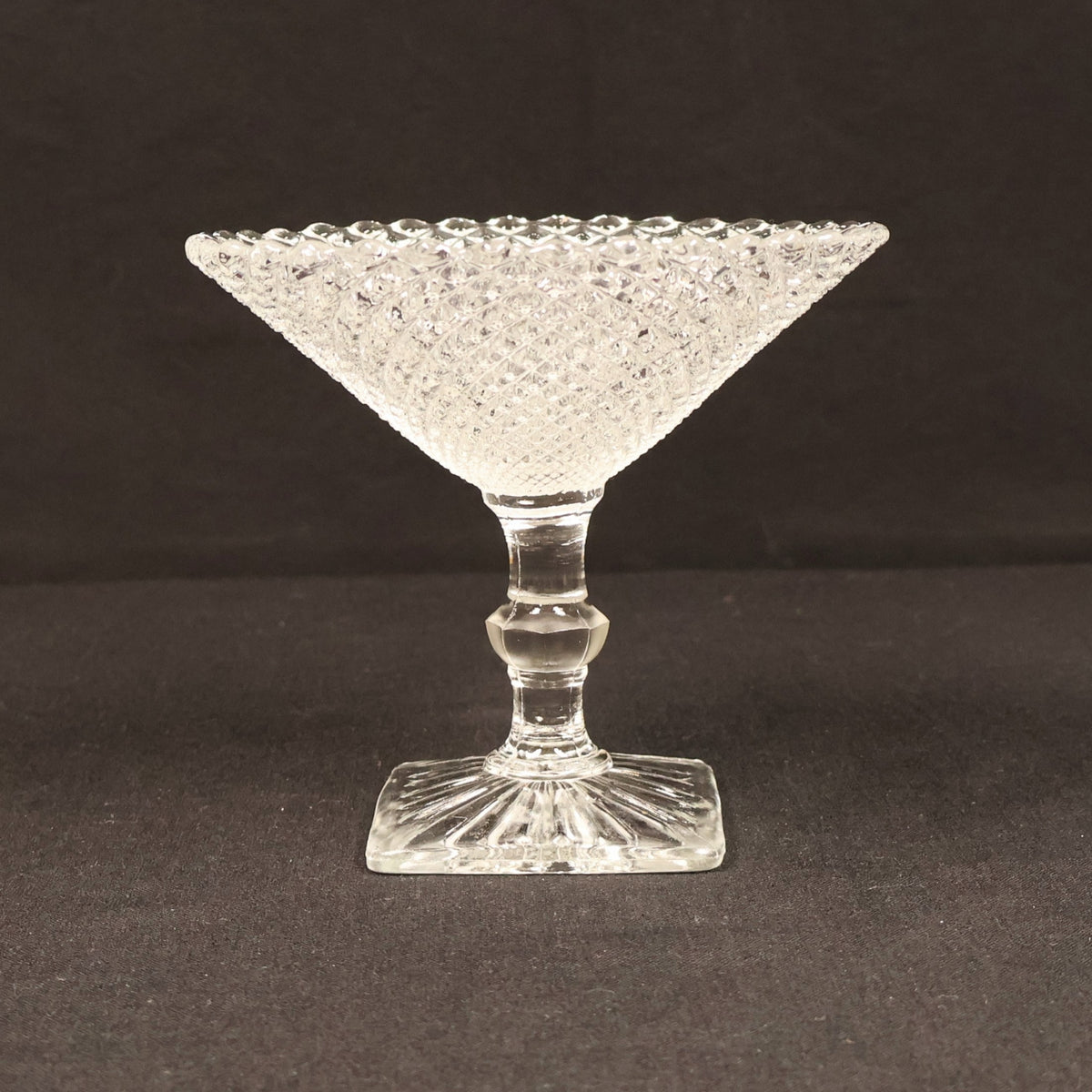 Anchor Hocking Miss America Clear Round Compote