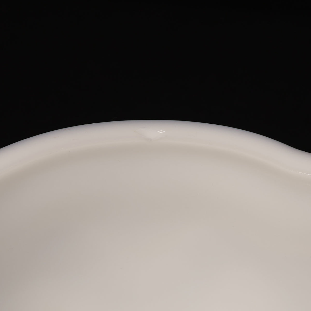 McKee Milk Glass Footed Bowl Toltec Pattern