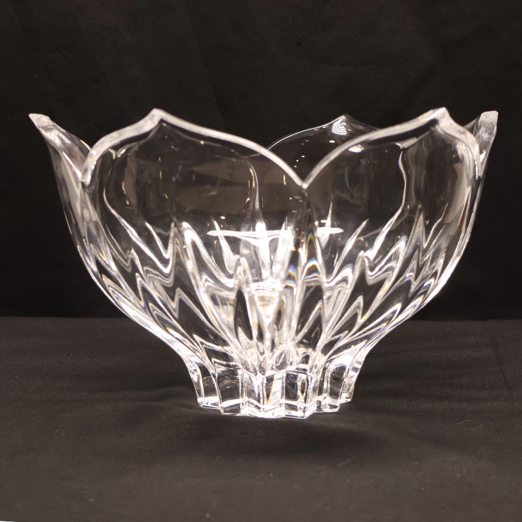 Gorham Cut Crystal Lotus Bowl