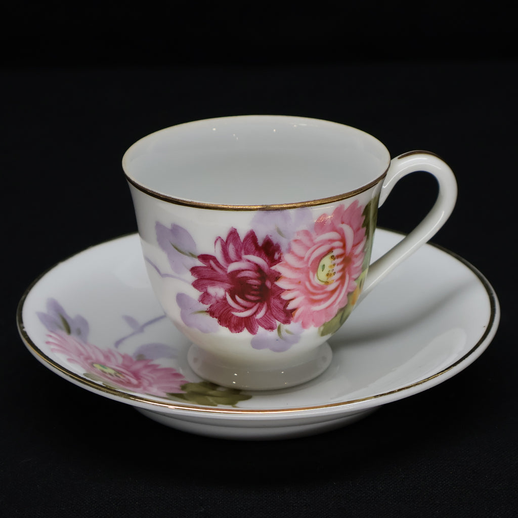 Merit Floral Tea Cup and Saucer made in Occupied Japan