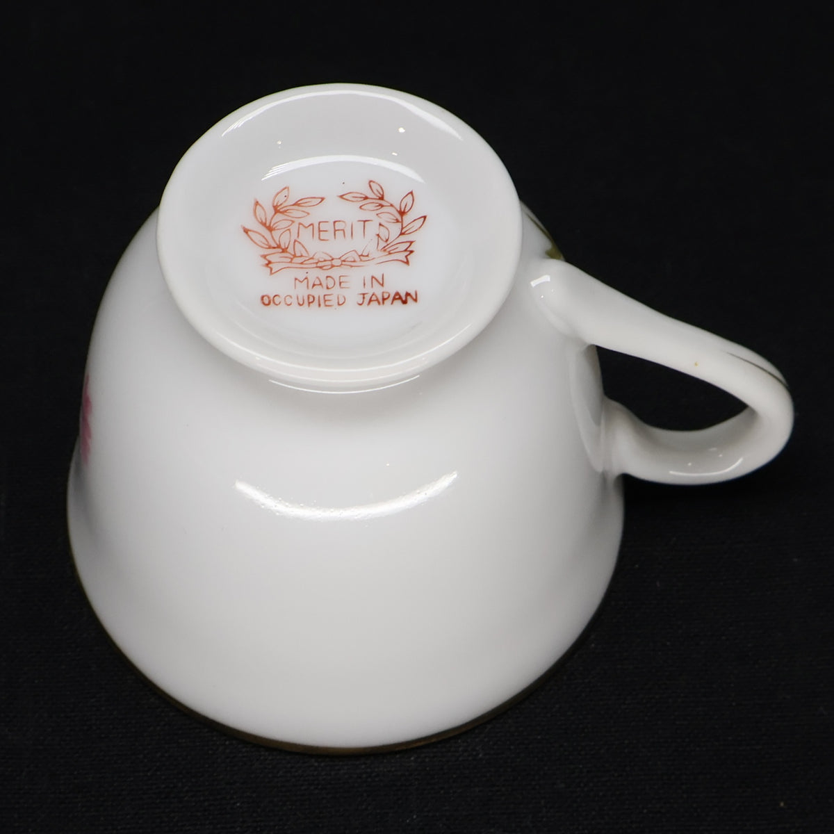 Merit Floral Tea Cup and Saucer made in Occupied Japan