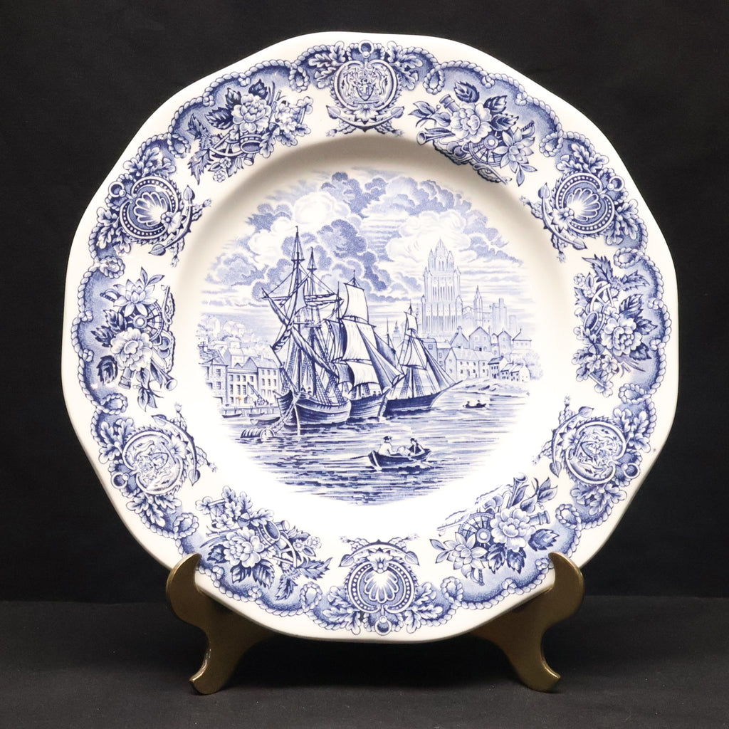 Historical Ports of England Dinner Plate
