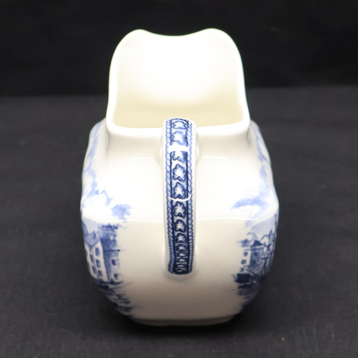 Historical Ports of England Covered Sugar Bowl and Creamer