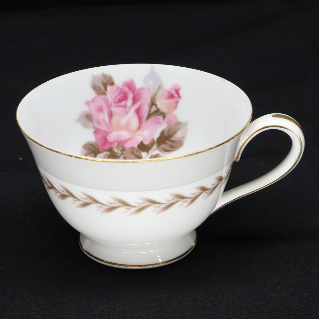 Noritake Rosemont (Pattern 5048) Cup and Saucer
