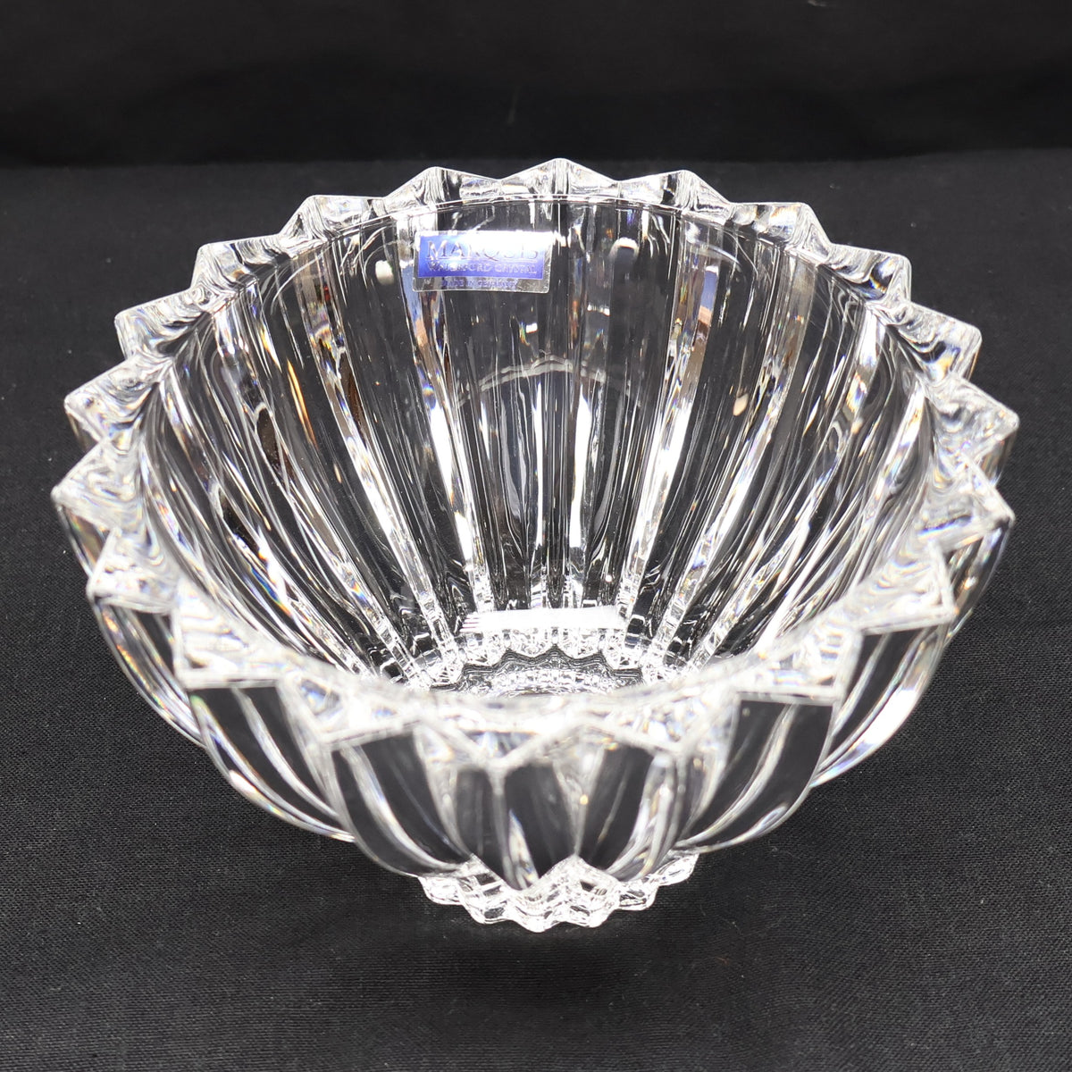 Marquis by Waterford Omnia Crystal Ribbed Bowl